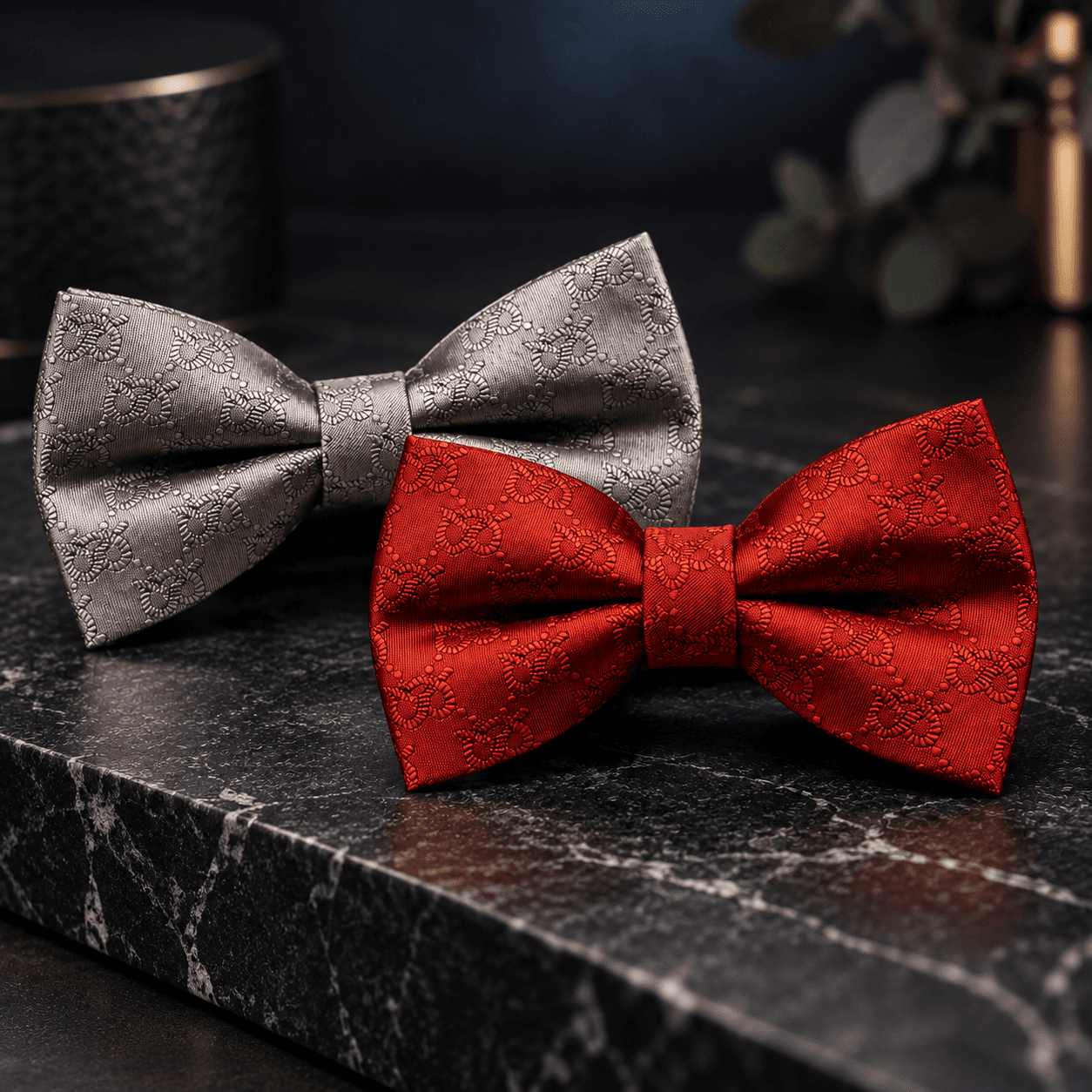 Stafford Knot Monogram Bow Tie